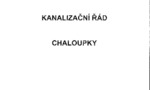 Kanalizační řád Chaloupky
