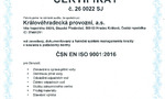ČSN EN ISO 9001:2016