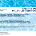 Napouštění bazénů z vlastní vodovodní přípojky 